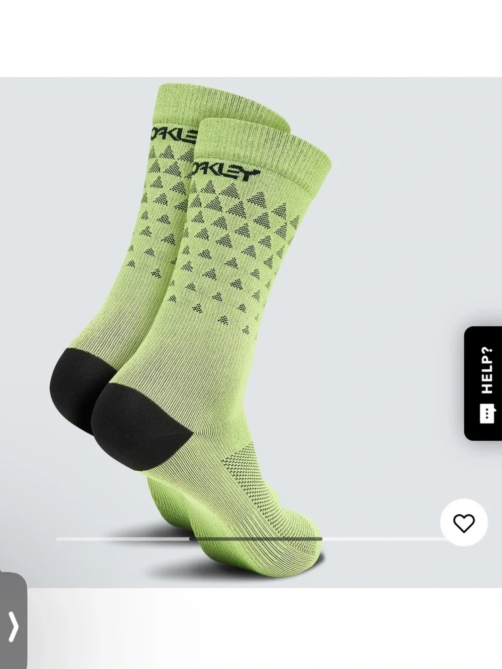 NWT Oakley 2 Pair all mountain Performance Crew Socks Mens Sz L 10-13 $30